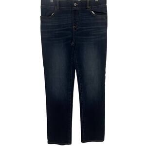 Betabrand Dark Wash Pull on Jeggings